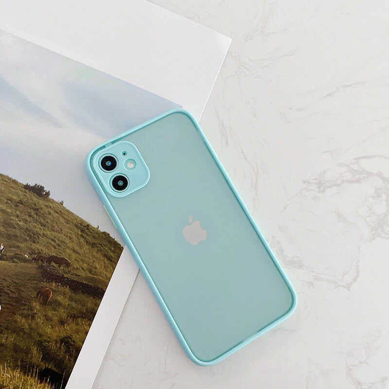 iPhone 12 Pro Kılıf Mnc Hux Kapak-Koyu Yeşil