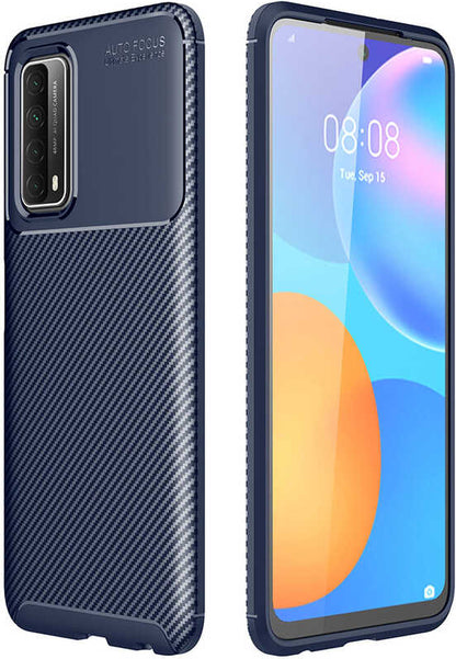 Huawei P Smart 2021 Kılıf Mnc Negro Silikon Kapak-Lacivert