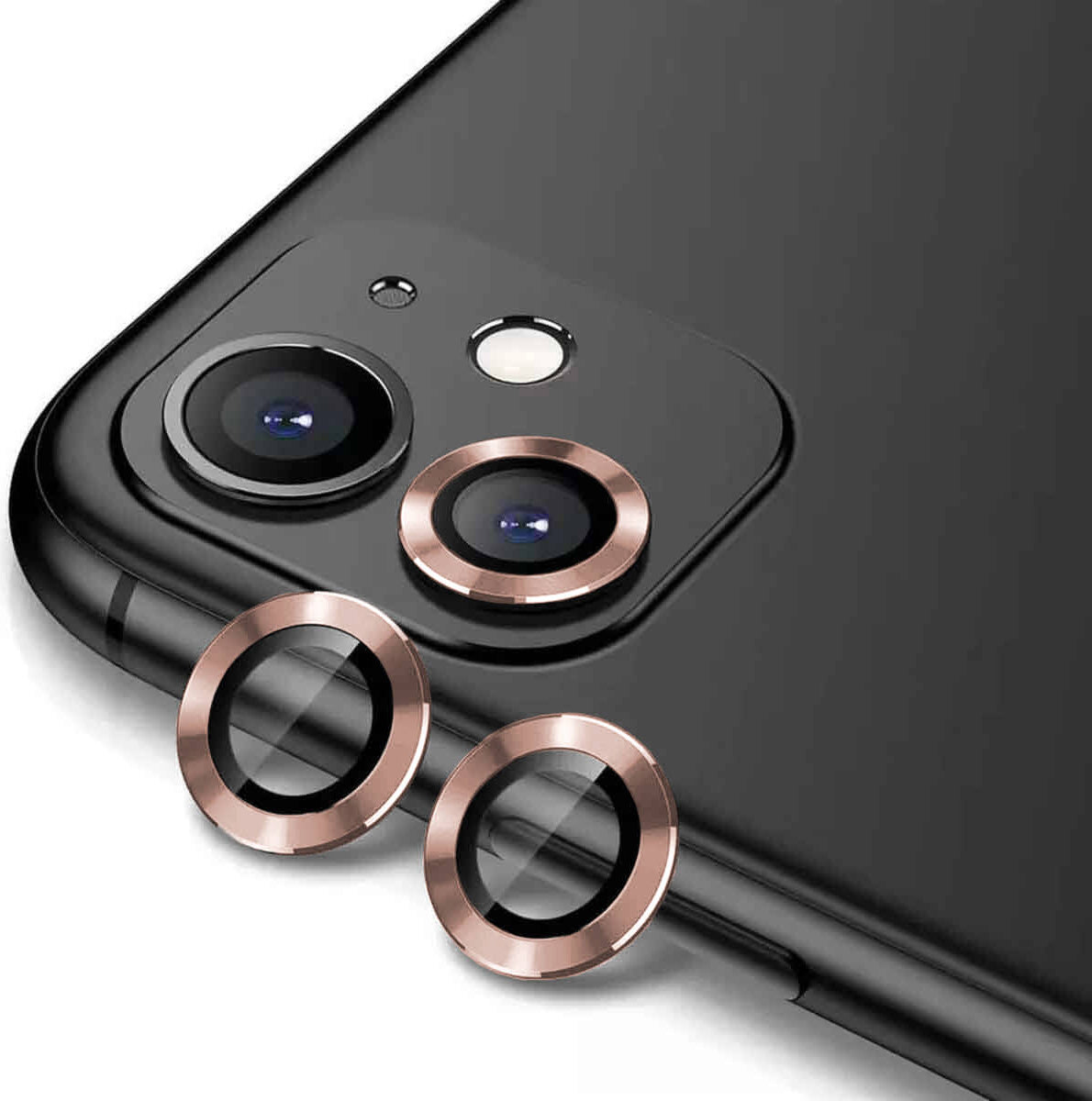 iPhone 11 Uyumlu Mnc Cl-12 Premium Safir Parmak Izi Bırakmayan Anti-Reflective Kamera Lens Kor
