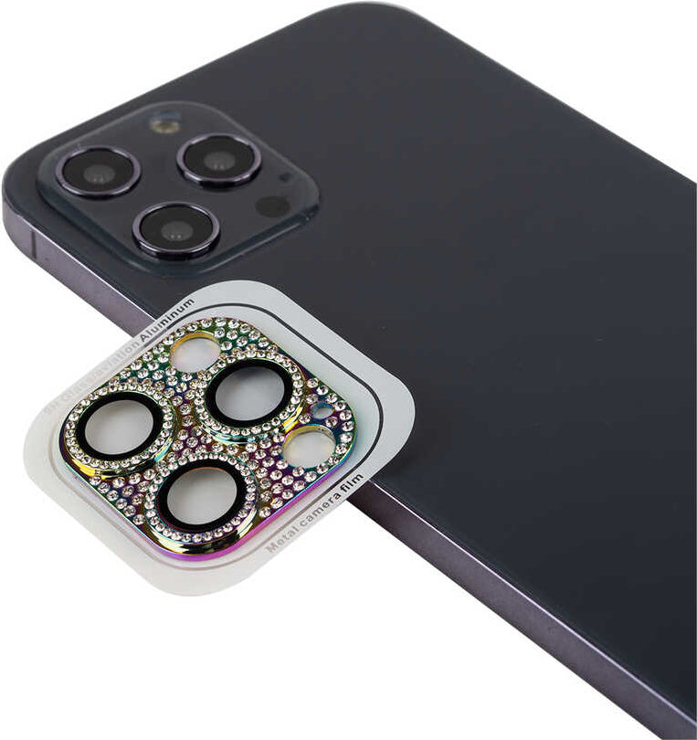 iPhone 13 Pro Max Uyumlu Mnc Cl-08 Kamera Lens Koruyucu-Colorful