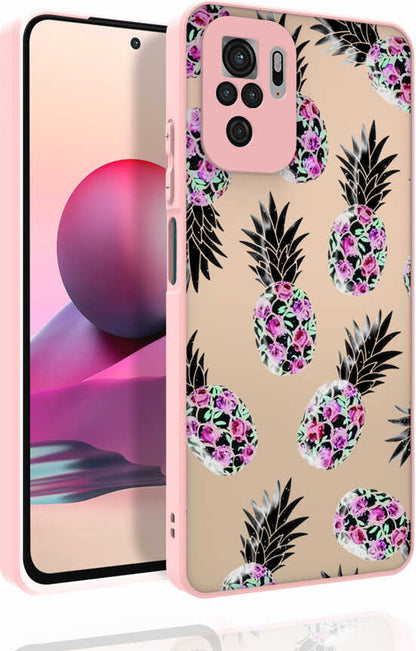 Xiaomi Redmi Note 10S Kılıf Desenli Kamera Korumalı Parlak Mnc Nora Kapak-No1