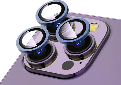 iPhone 15 Pro Uyumlu Mnc Cl-12 Premium Safir Parmak Izi Bırakmayan Anti-Reflective Kamera Lens