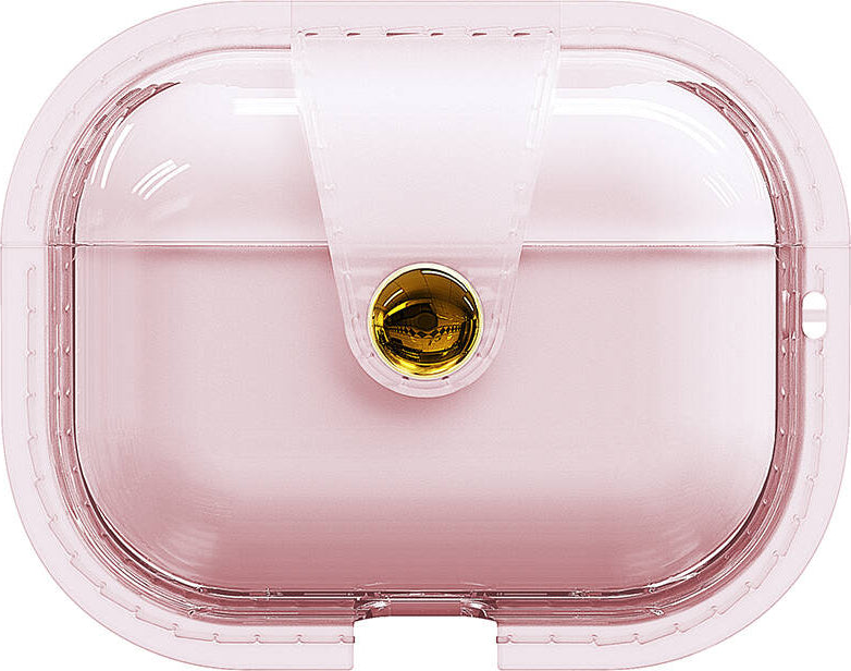 Airpods Pro Uyumlu Mnc Airbag 33 Darbelere Karşı Dayanıklı Magnetik Kılıf-Pembe