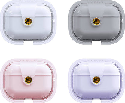 Airpods Pro Uyumlu Mnc Airbag 33 Darbelere Karşı Dayanıklı Magnetik Kılıf-Pembe