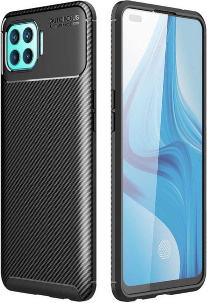 Oppo Reno 4 Lite Kılıf Mnc Negro Silikon Kapak-Siyah