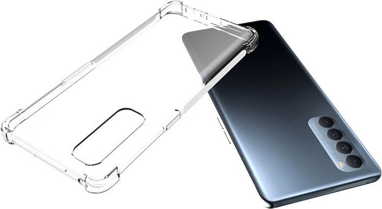 Oppo Reno 4 Pro Kılıf Mnc Nitro Anti Shock Silikon-Renksiz