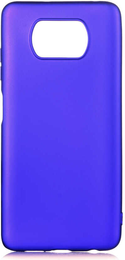 Xiaomi Poco X3 Kılıf Mnc Premier Silikon Kapak-Saks Mavi