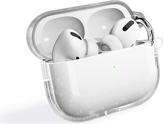 Airpods Pro 2 Uyumlu Mnc Allstar Airbag 32 Parlayan Simli Saydam Renkli Kılıf-Şeffaf