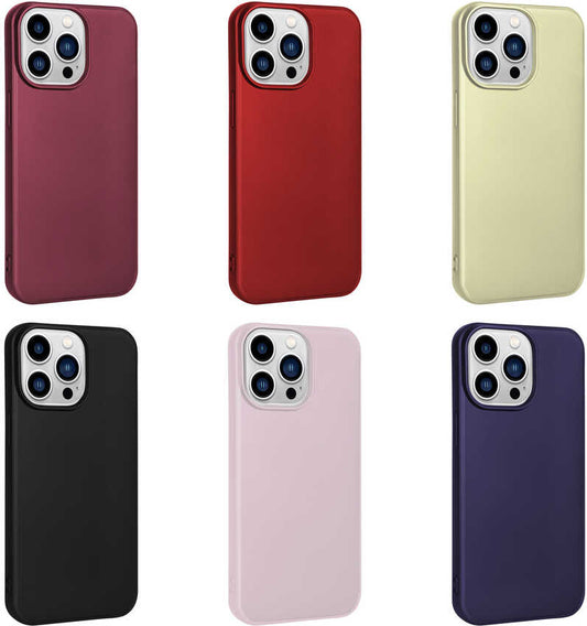 Apple iPhone 14 Pro Kılıf Mnc Premier Silikon Kapak-Kırmızı