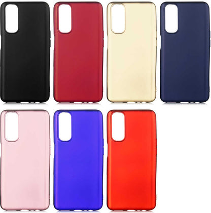Realme 7 Kılıf Mnc Premier Silikon Kapak-Mürdüm