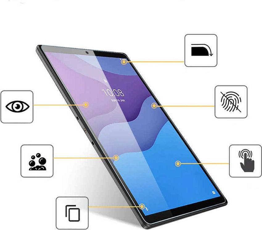Lenovo M10 TB-X306F Gen.2 Uyumlu Mnc Tablet Temperli Cam Ekran Koruyucu-Renksiz