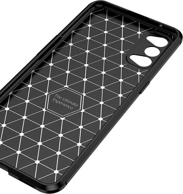 Oppo Reno 4 Kılıf Mnc Negro Silikon Kapak-Siyah