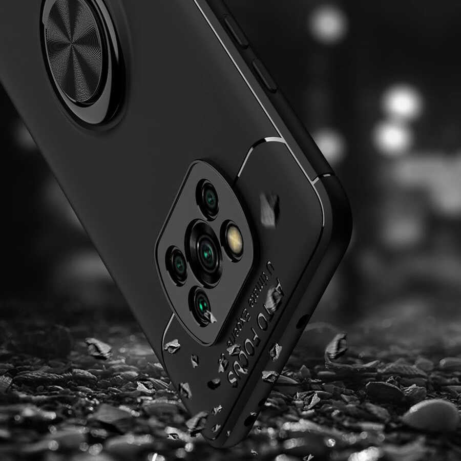 Xiaomi Poco X3 Kılıf Mnc Ravel Silikon Kapak-Mavi