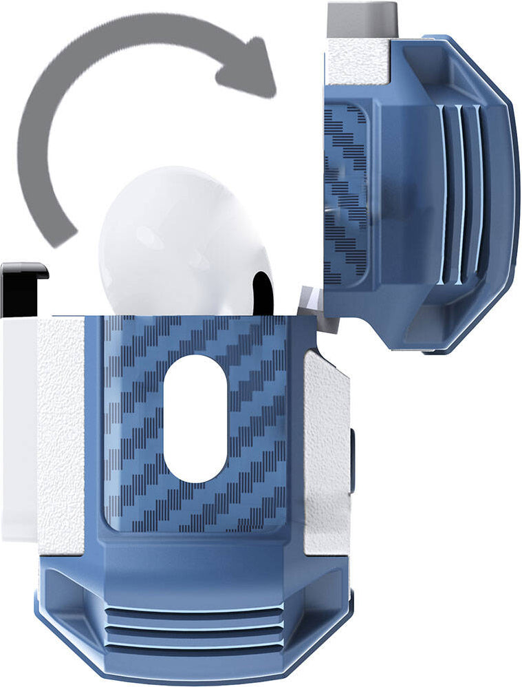 Airpods 3. Nesil Uyumlu Mnc Airbag 35 Darbelere Karşı Dayanıklı Düğmeli Kılıf-Yeşil