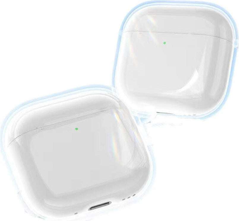 Airpods 4 Kılıf Şeffaf Kristal Silikon Uyumlu Mnc Airbag 14 Kılıf-Şeffaf