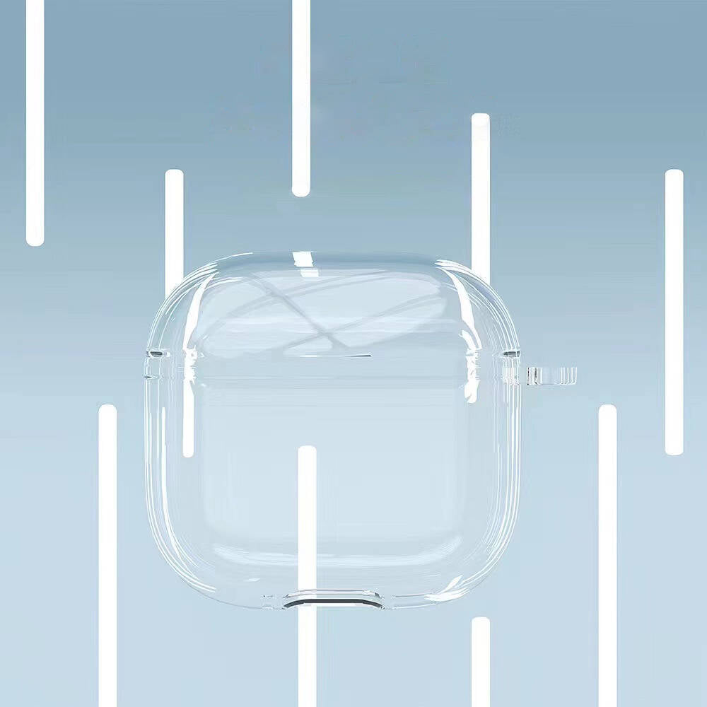 Airpods 4 Kılıf Şeffaf Kristal Silikon Uyumlu Mnc Airbag 14 Kılıf-Şeffaf