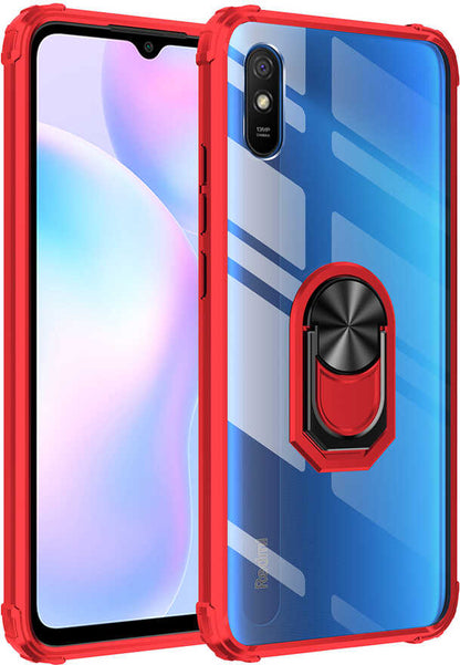 Xiaomi Redmi 9A Kılıf Mnc Mola Kapak-Kırmızı