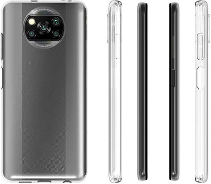 Xiaomi Poco X3 Kılıf Mnc Süper Silikon Kapak-Renksiz