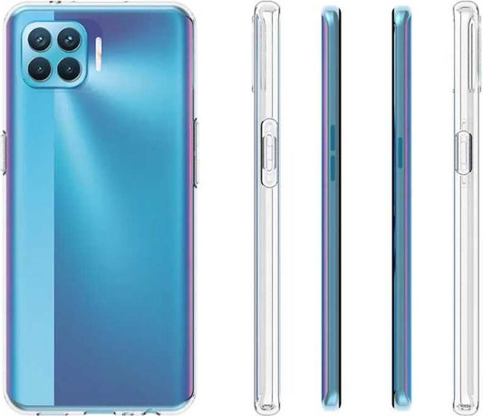 Oppo Reno 4 Lite Kılıf Mnc Süper Silikon Kapak-Renksiz