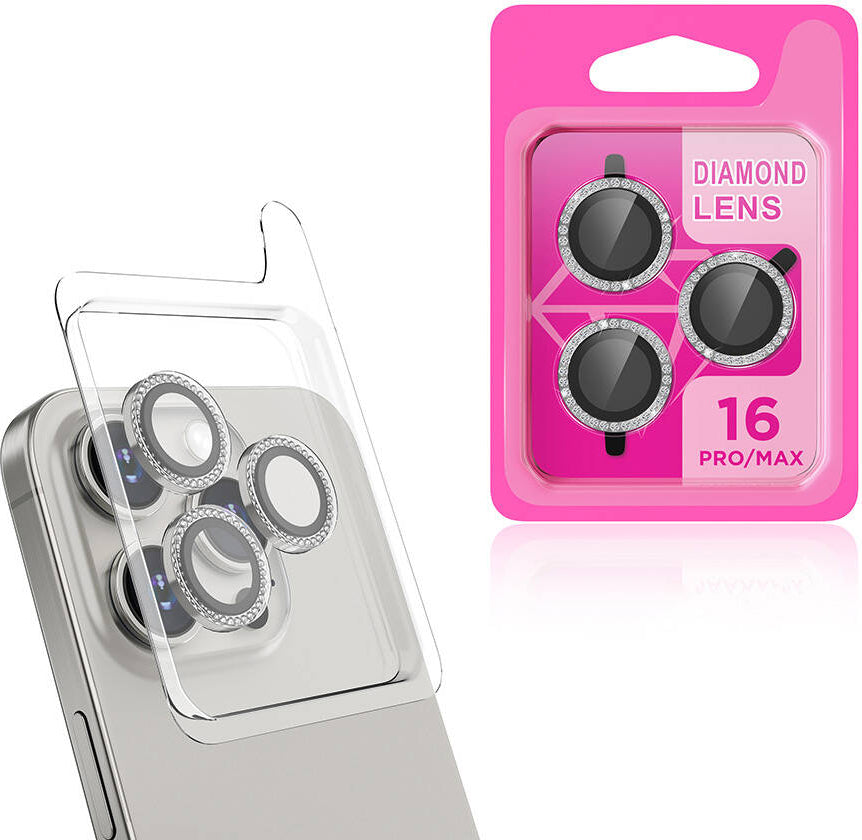 Apple iPhone 16 Pro Max Mnc Cl-06 Kamera Lens Koruyucu-Titanyum-Gri