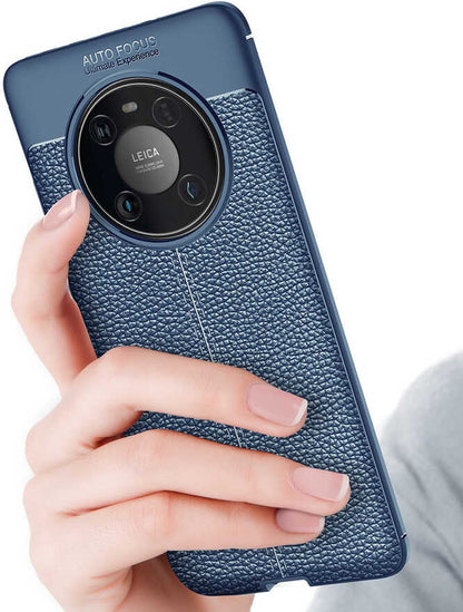 Huawei Mate 40 Pro Kılıf Mnc Niss Silikon Kapak-Siyah