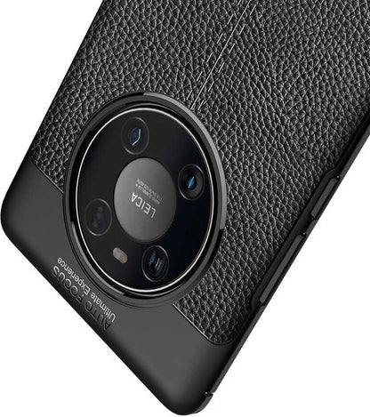 Huawei Mate 40 Pro Kılıf Mnc Niss Silikon Kapak-Siyah
