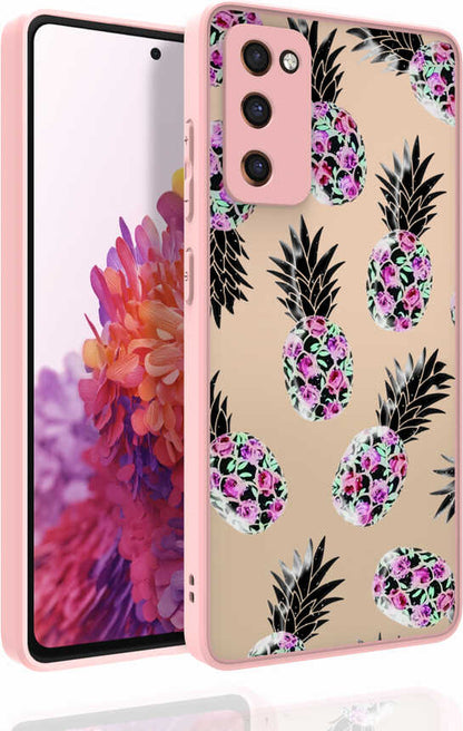 Galaxy S20 Fe Kılıf Desenli Kamera Korumalı Parlak Mnc Nora Kapak-No1