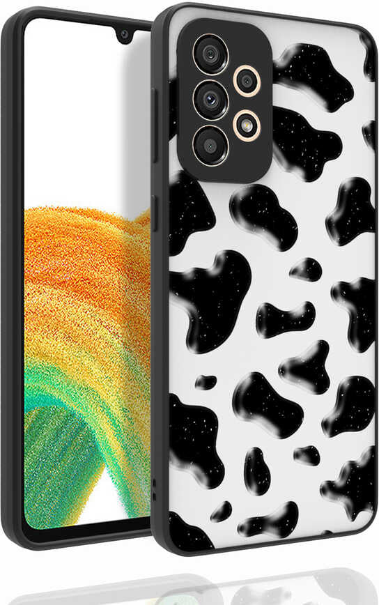 Galaxy A33 5g Kılıf Desenli Kamera Korumalı Parlak Mnc Nora Kapak-No2