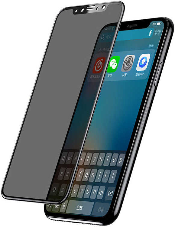 iPhone 12 Pro Max Uyumlu Davin 5d Privacy Cam Mnc Ekran Koruyucu