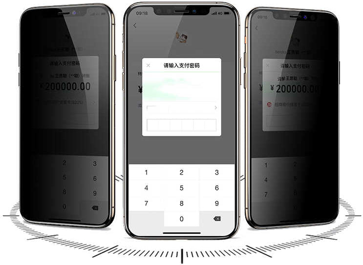 iPhone 12 Pro Max Uyumlu Davin 5d Privacy Cam Mnc Ekran Koruyucu