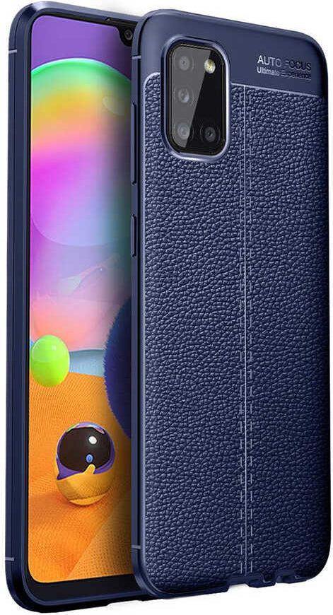 Galaxy A02S Kılıf Mnc Niss Silikon Kapak-Lacivert