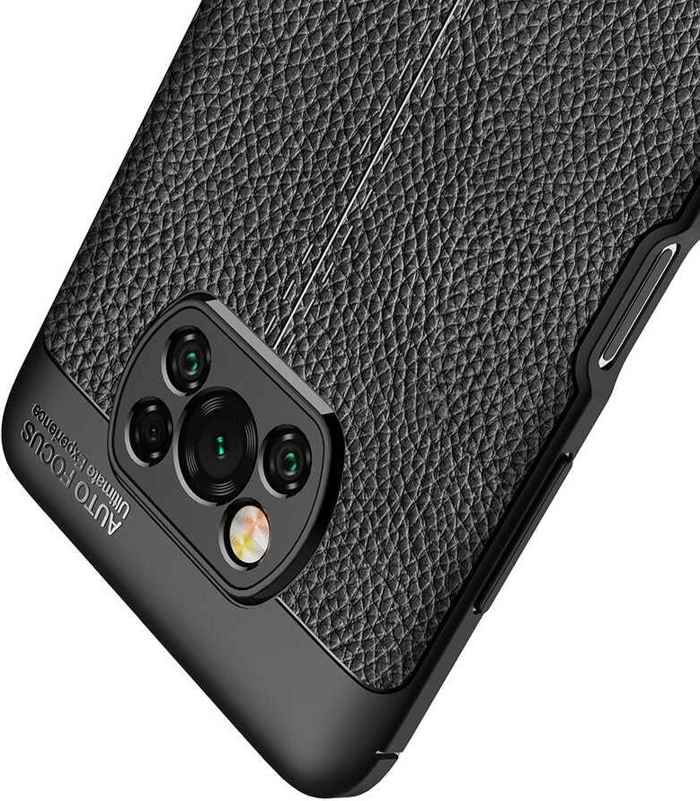 Xiaomi Poco X3 Kılıf Mnc Niss Silikon Kapak-Lacivert