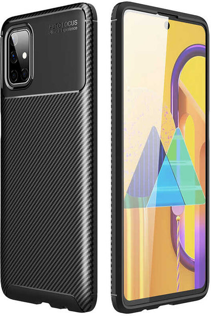Galaxy M51 Kılıf Mnc Negro Silikon Kapak-Siyah