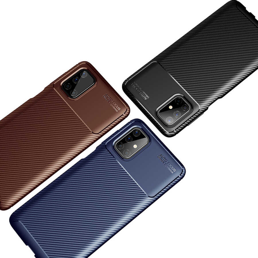 Galaxy M51 Kılıf Mnc Negro Silikon Kapak-Siyah