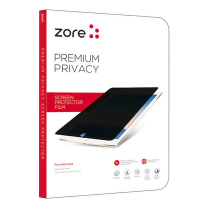 iPad 10.2 2021 (9.nesil) Uyumlu Mnc Tablet Privacy Temperli Cam Ekran Koruyucu-Siyah