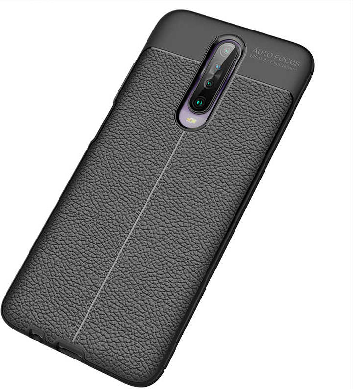 Xiaomi Poco X2 Kılıf Mnc Niss Silikon Kapak-Siyah