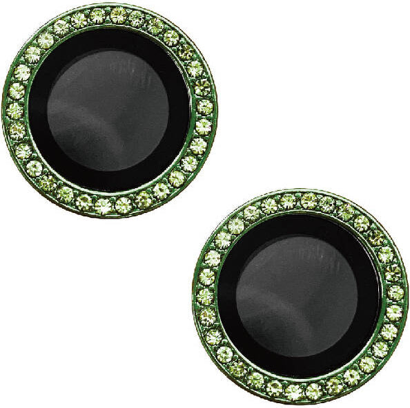 iPhone 15 Uyumlu Mnc Cl-06 Kamera Lens Koruyucu-Açık Yeşil