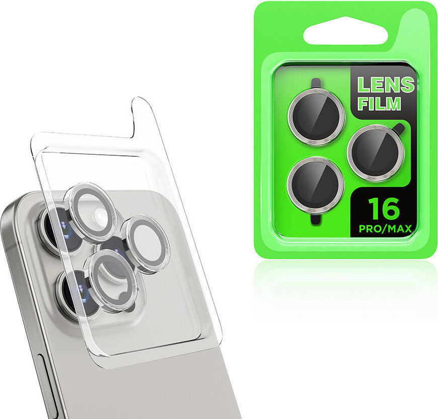 Apple iPhone 16 Pro Mnc Cl-07 Kamera Lens Koruyucu-Titanyum-Gri