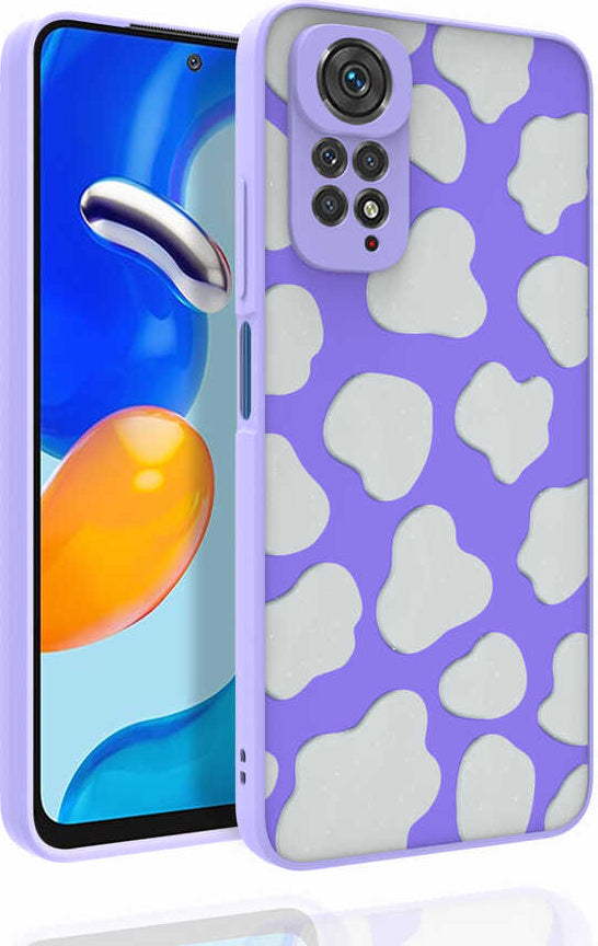 Xiaomi Redmi Note 11 Global Kılıf Desenli Kamera Korumalı Parlak Mnc Nora Kapak-No6