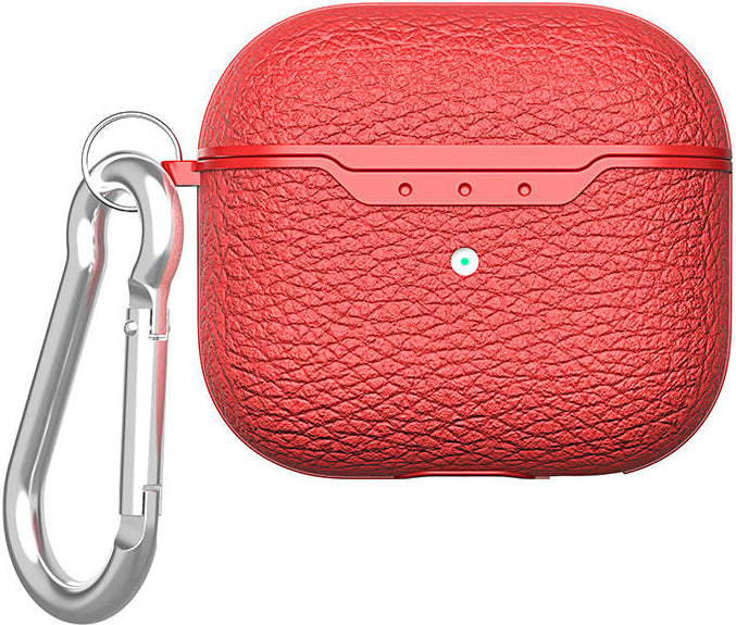 Airpods 4 Kılıf Uyumlu Mnc Airbag 03 Silikon-Kırmızı