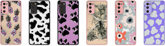Galaxy S20 Fe Kılıf Desenli Kamera Korumalı Parlak Mnc Nora Kapak-No6