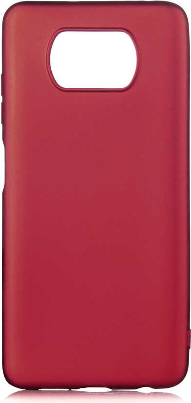 Xiaomi Poco X3 Kılıf Mnc Premier Silikon Kapak-Mürdüm