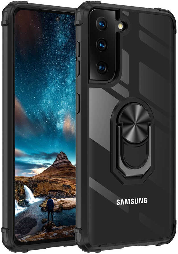 Galaxy S21 Plus Kılıf Mnc Mola Kapak-Siyah