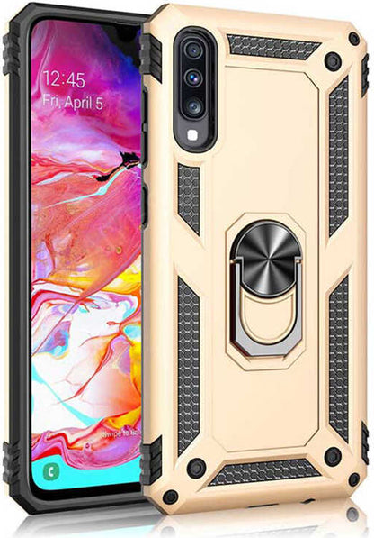 Huawei P Smart Pro 2019 Kılıf Mnc Vega Kapak-Gold