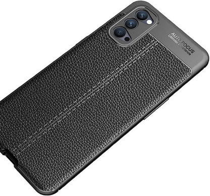 Oppo Reno 4 Kılıf Mnc Niss Silikon Kapak-Lacivert