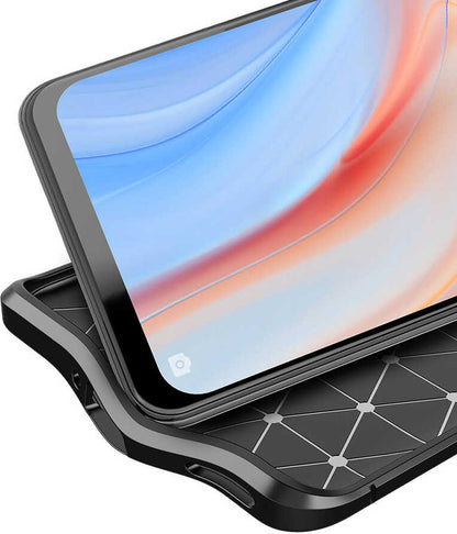 Oppo Reno 4 Kılıf Mnc Niss Silikon Kapak-Lacivert