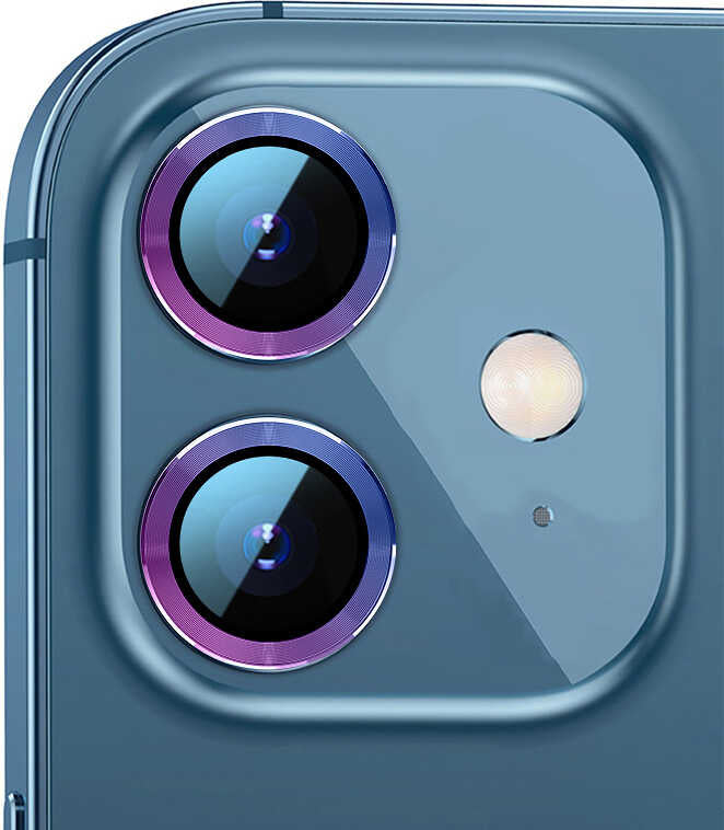 iPhone 12 Mini Uyumlu Mnc Cl-02 Kamera Lens Koruyucu-Colorful