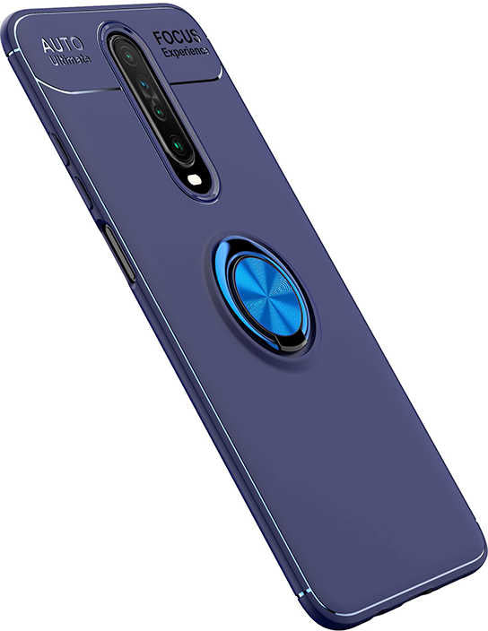 Xiaomi Poco X2 Kılıf Mnc Ravel Silikon Kapak-Siyah