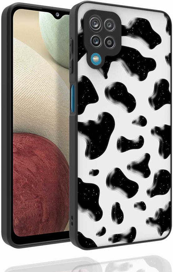 Galaxy M33 Kılıf Desenli Kamera Korumalı Parlak Mnc Nora Kapak-No2