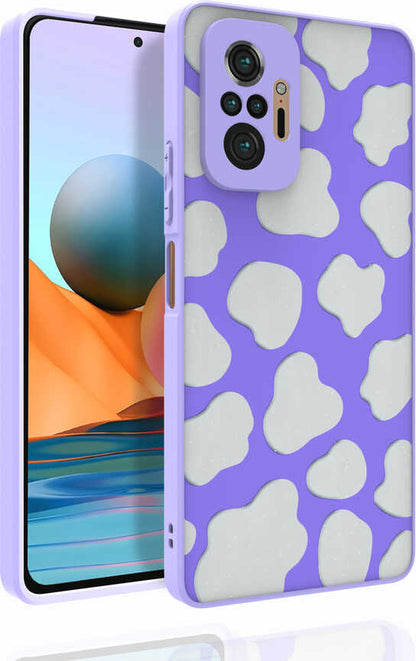 Xiaomi Redmi Note 10 Pro Kılıf Desenli Kamera Korumalı Parlak Mnc Nora Kapak-No6